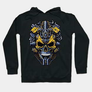 Mecha Skull S03 D52 Hoodie